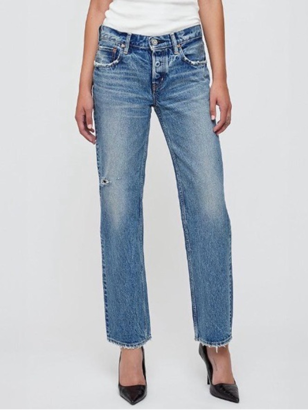 MOUSSY Frankfurt straight low rise jean NEVER WORN